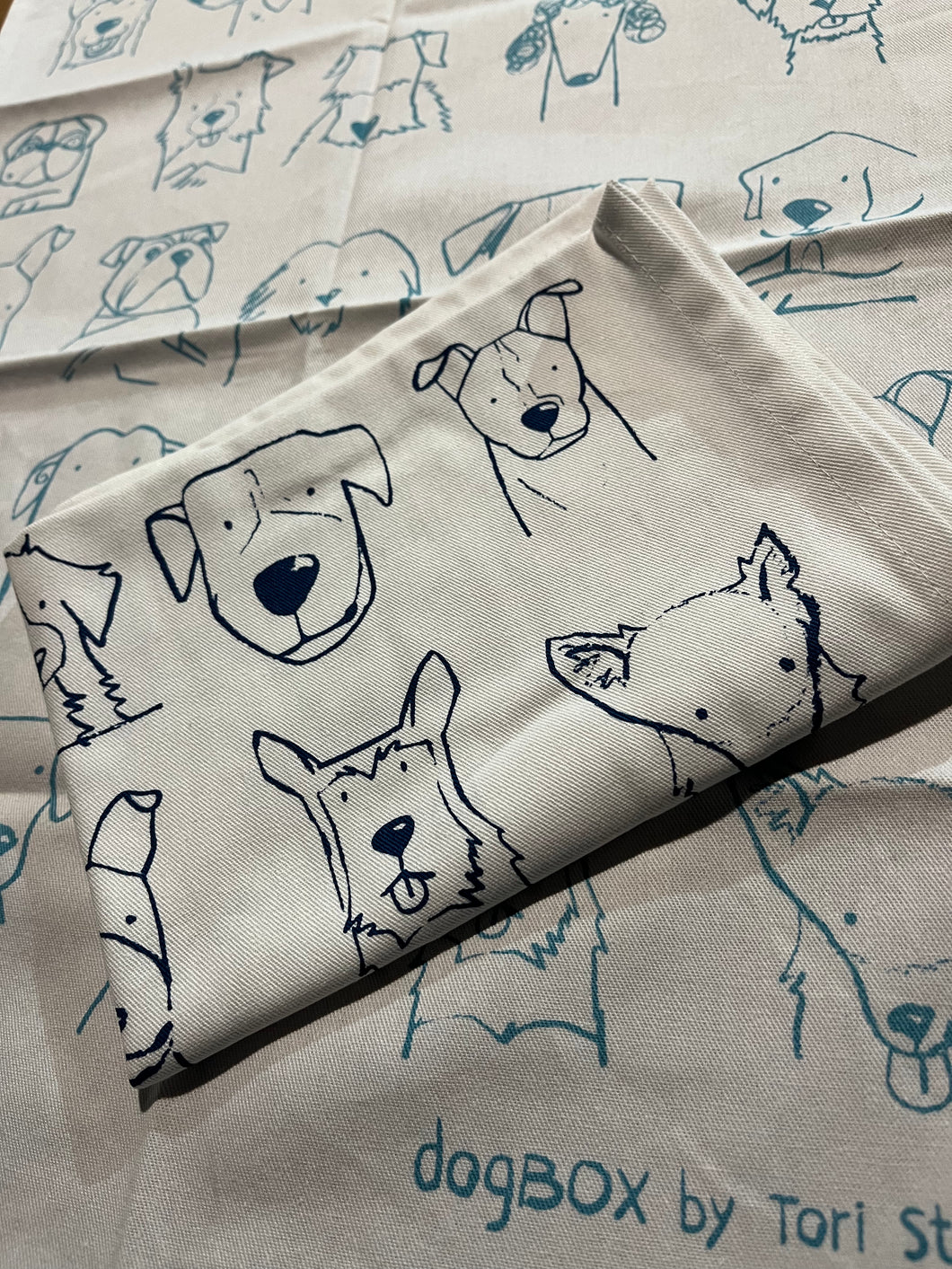 Dog Box Tea Towels Set.