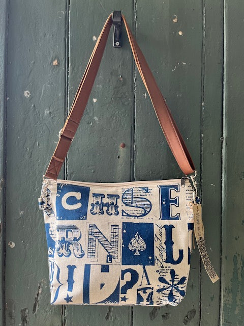 Stowe & So New Sling Bag - Letterset in Blue