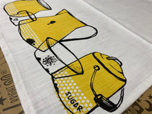 Load image into Gallery viewer, Stowe &amp; So Tea Towel Set: Enamel in Yellow
